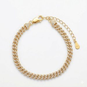 צמיד טניס קובני 925