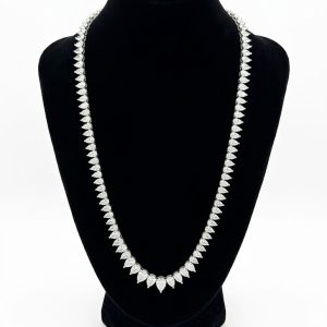 שרשרת טניס טיפות מדורגת 925